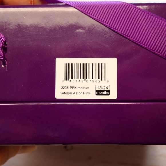 GUC Pediped Katelyn Mary Jane Shoe in Astor Pink 18-24 months - Picture 11 of 12